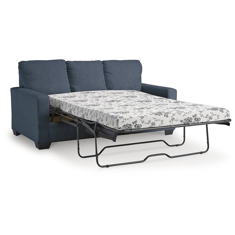 Signature Design by Ashley Rannis Navy Full Sofa Sleeper - 76" W x 40" D x 39" H