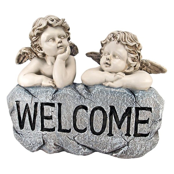 Raphaels Cherub Twins Welcome Statue. Opens flyout.