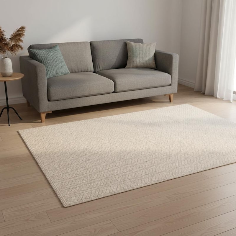 HomeRoots Chevron Modern Rectangle Area Rug - 5' X 8' - 5' X 8'