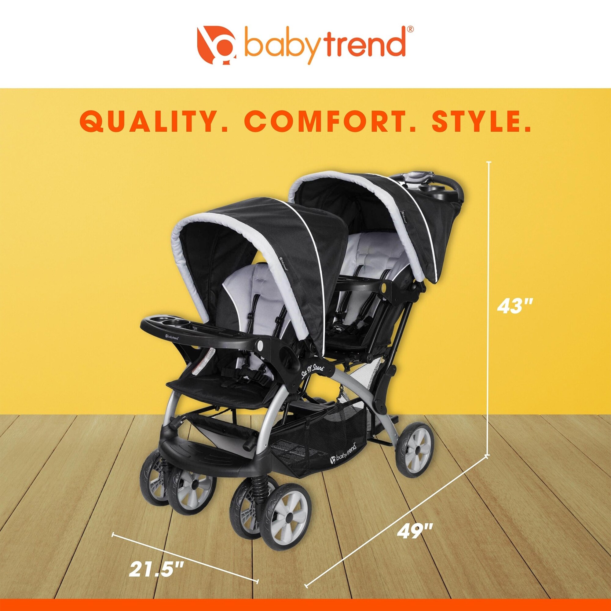 Bed bath and beyond double stroller sale