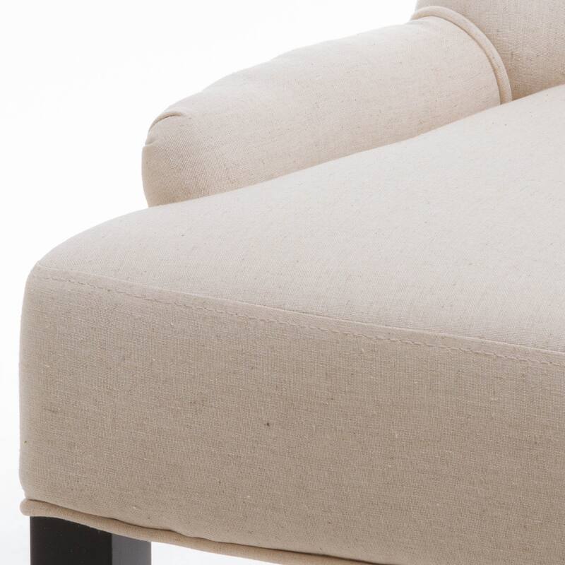 Tufted Backrest Dining Chair with Tapered Legs,Set of 2