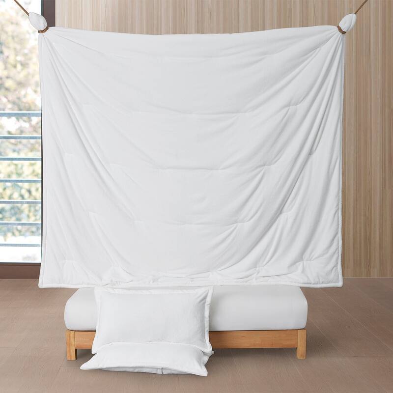Softer than Soft® - Coma Inducer® Oversized Comforter Set - Double Plush White