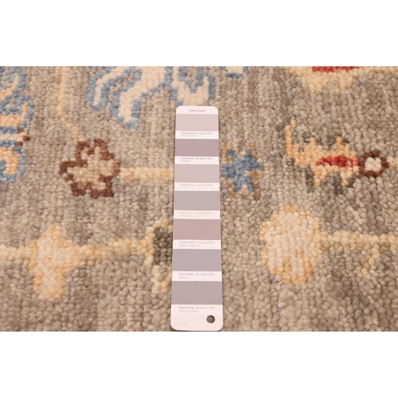 ECARPETGALLERY Hand-knotted Jules Serapi Grey Wool Rug - 7'8 x 9'11