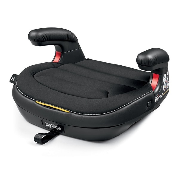 slide 2 of 6, Peg Perego Viaggio Shuttle - Booster Car Seat - for children from 40 to 120 lbs - Made In Italy Licorice (Black)