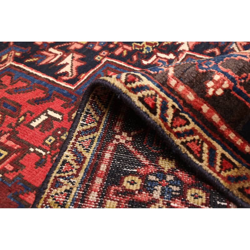 ECARPETGALLERY Hand-knotted Sarabi Red Wool Rug - 7'10 x 10'7