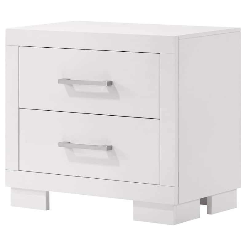 Jessica Contemporary 2-drawer Nightstand