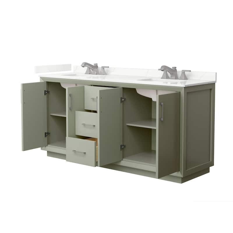 Wyndham Collection WCF414172D-QTZ-US3MXX Strada 72" Free Standing