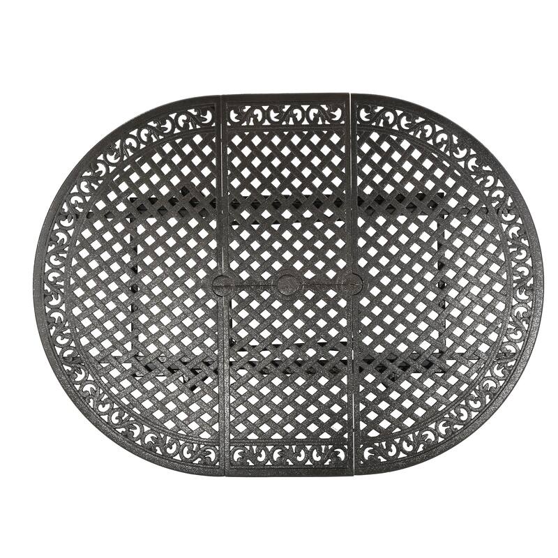 Outdoor Expandable Aluminum Dining Table