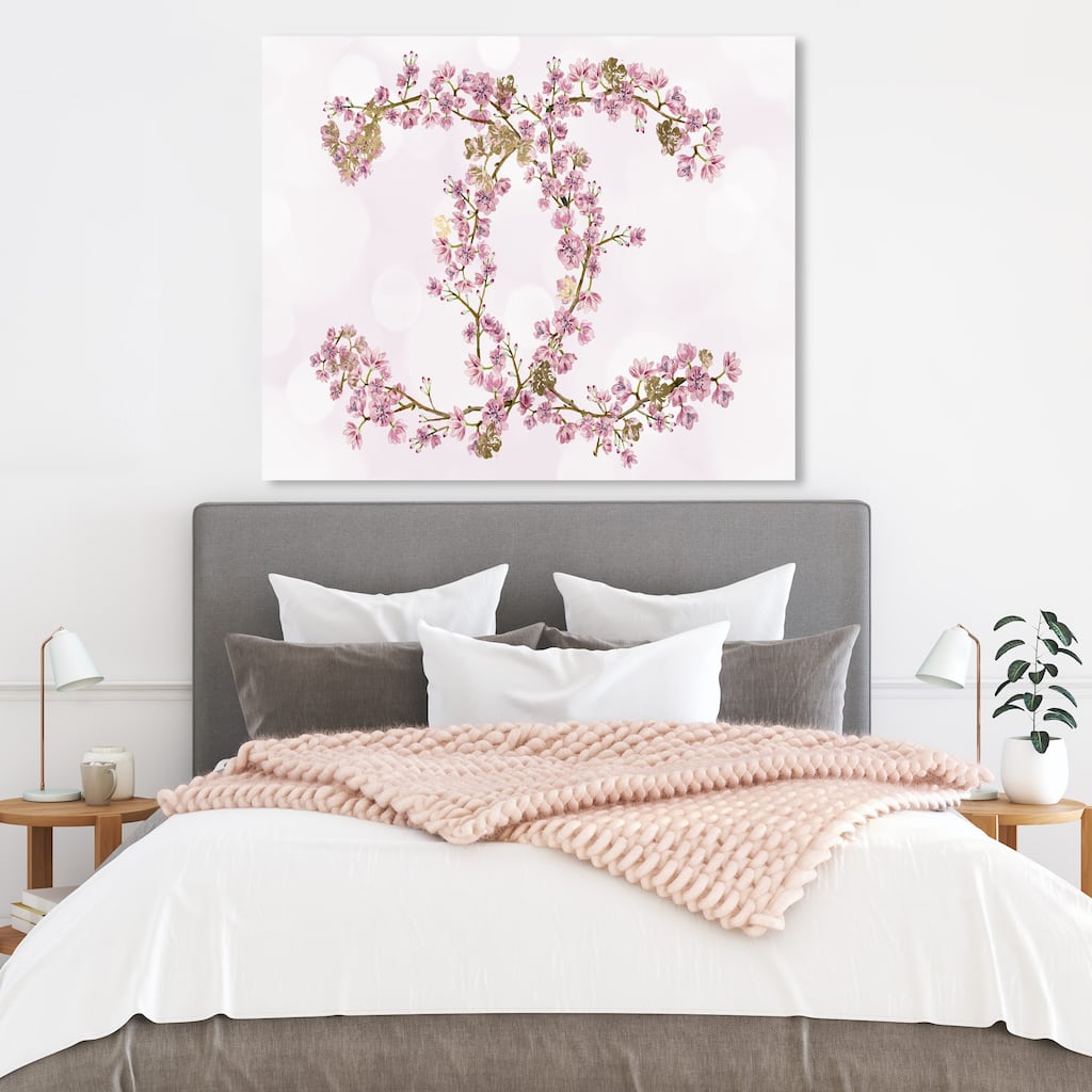 Wynwood Studio 'Sakura Love' Fashion and Glam Wall Art Canvas Print Lifestyle - Pink, White