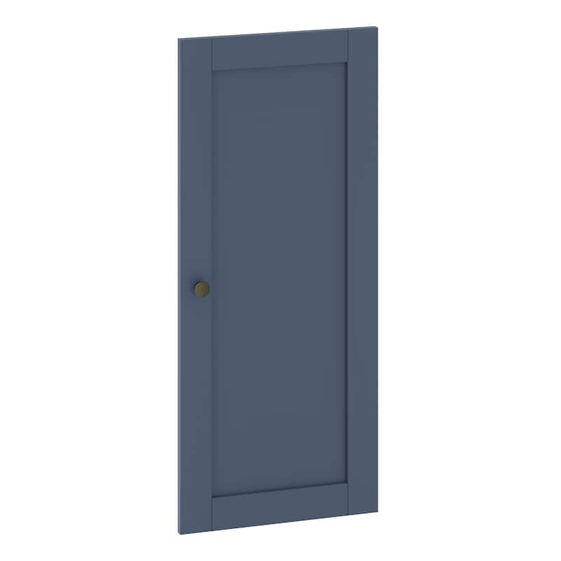 Palace Imports 100% Solid Wood Modular Shaker Door for Pantries, Sideboards, Bookcases, Bathroom Cabinets - Antique Blue