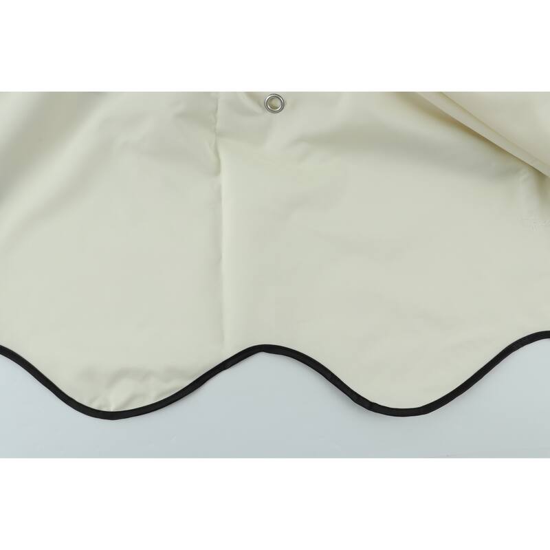 Anmytek 10x10 Ft Double Tiered Gazebo Replacement Canopy Beige 300D Polyester with PA Coating UV Protection Water Resistant Hook