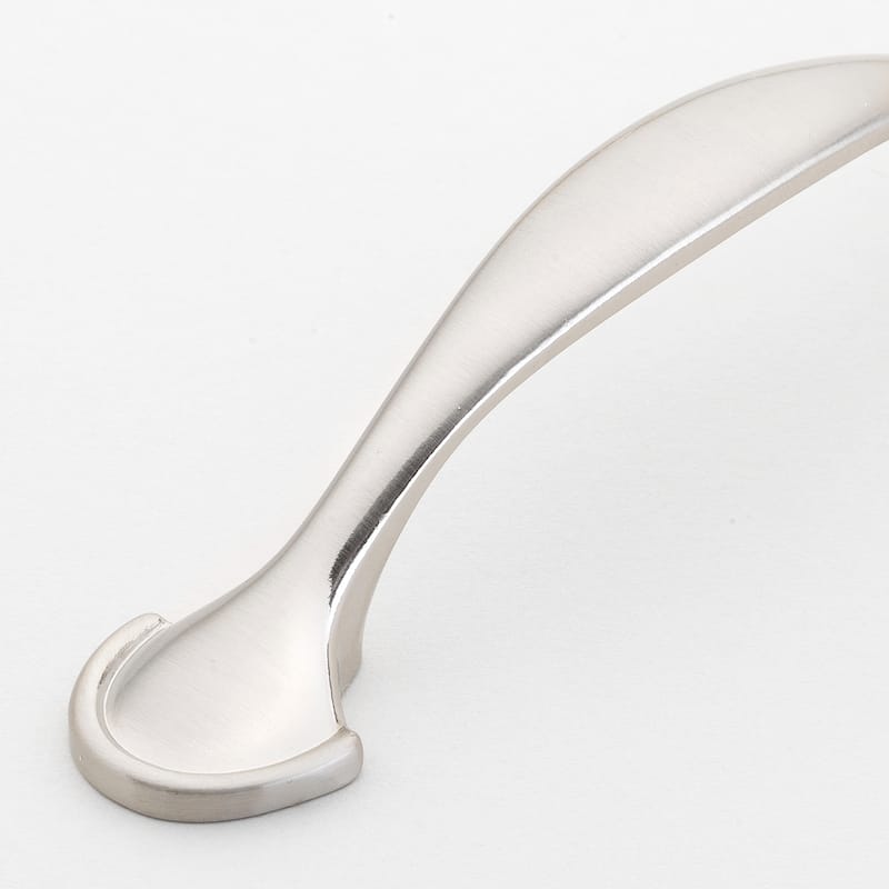 GlideRite 3-inch Satin Nickel Footed Arch Cabinet Pull (Pack of 10 or 25)