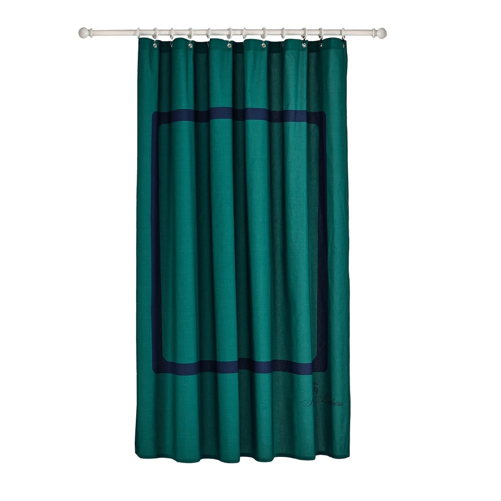 Brooks Brothers Contrast Frame Shower Curtain
