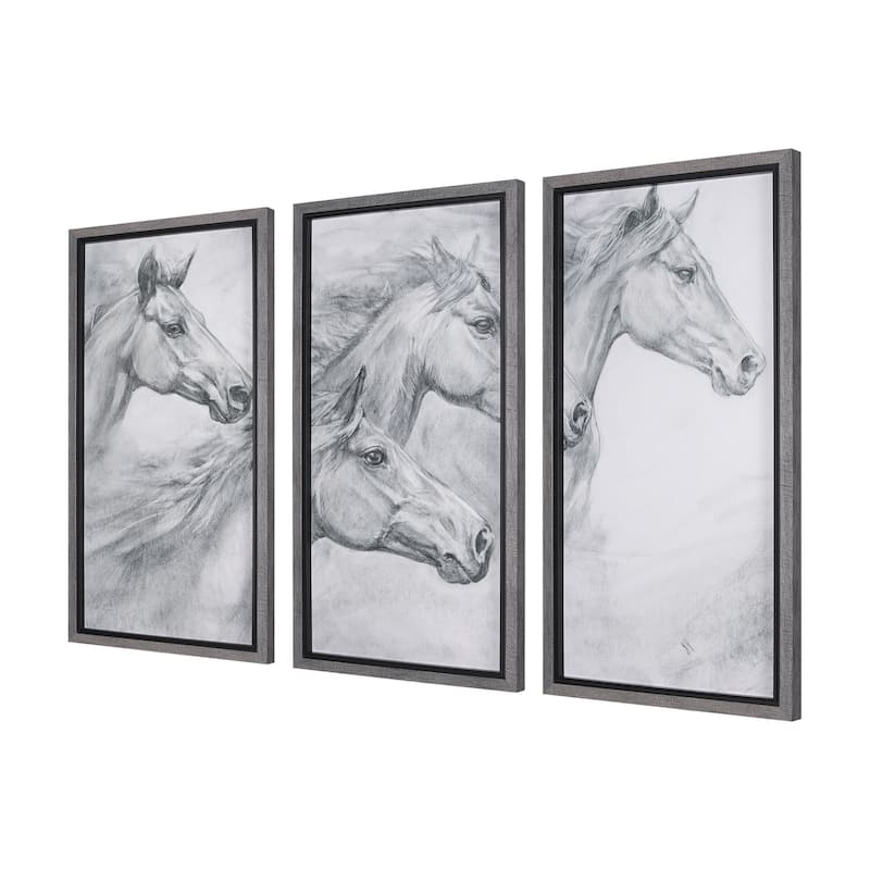 Untamed (Set of 3) Framed Art Print