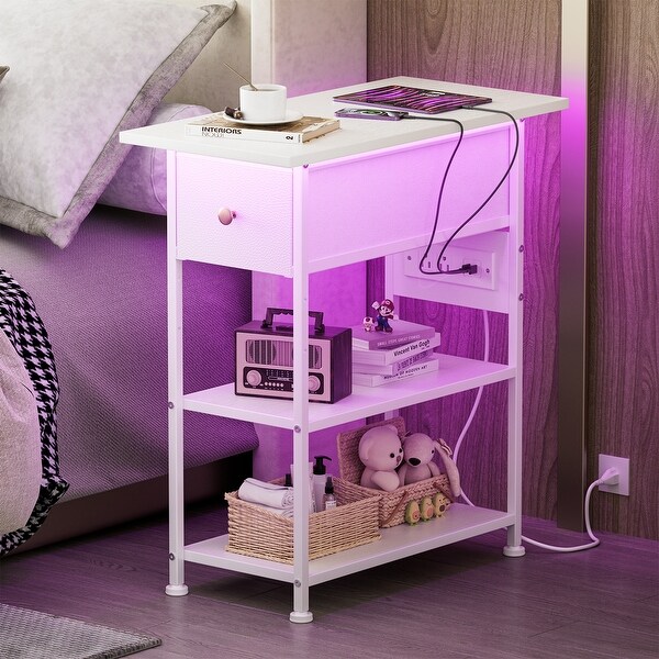 Light purple nightstand on sale