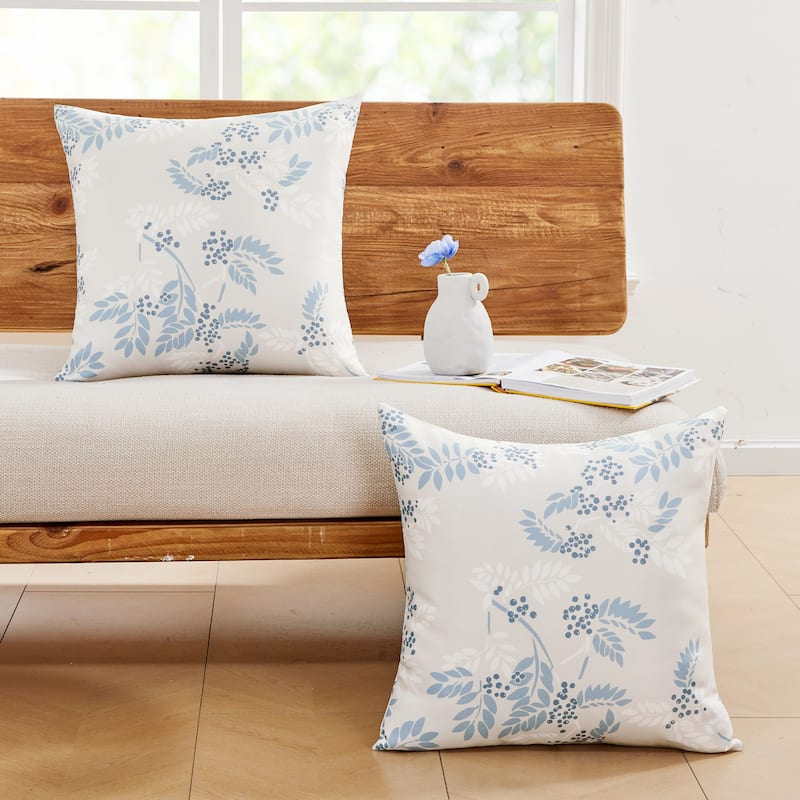 Deconovo Mountain Ash Throw Pillow Cover(Set of 2)