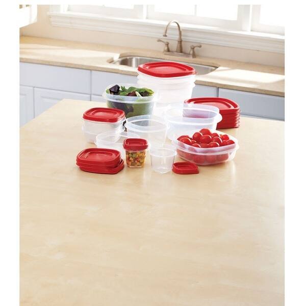Shop Rubbermaid 1903846 Food Storage Container Set With Lid 24