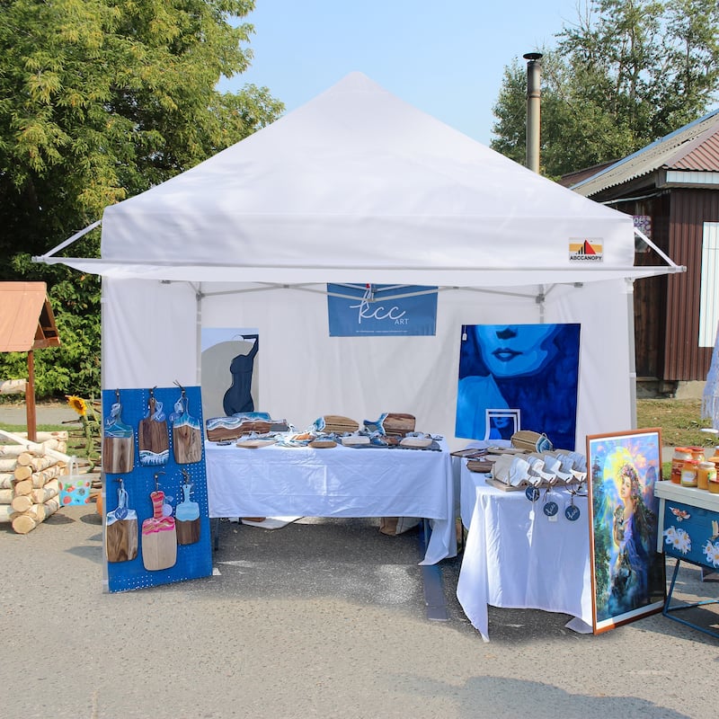 ABCCANOPY Pop up Canopy Tent with Awning and Sidewalls