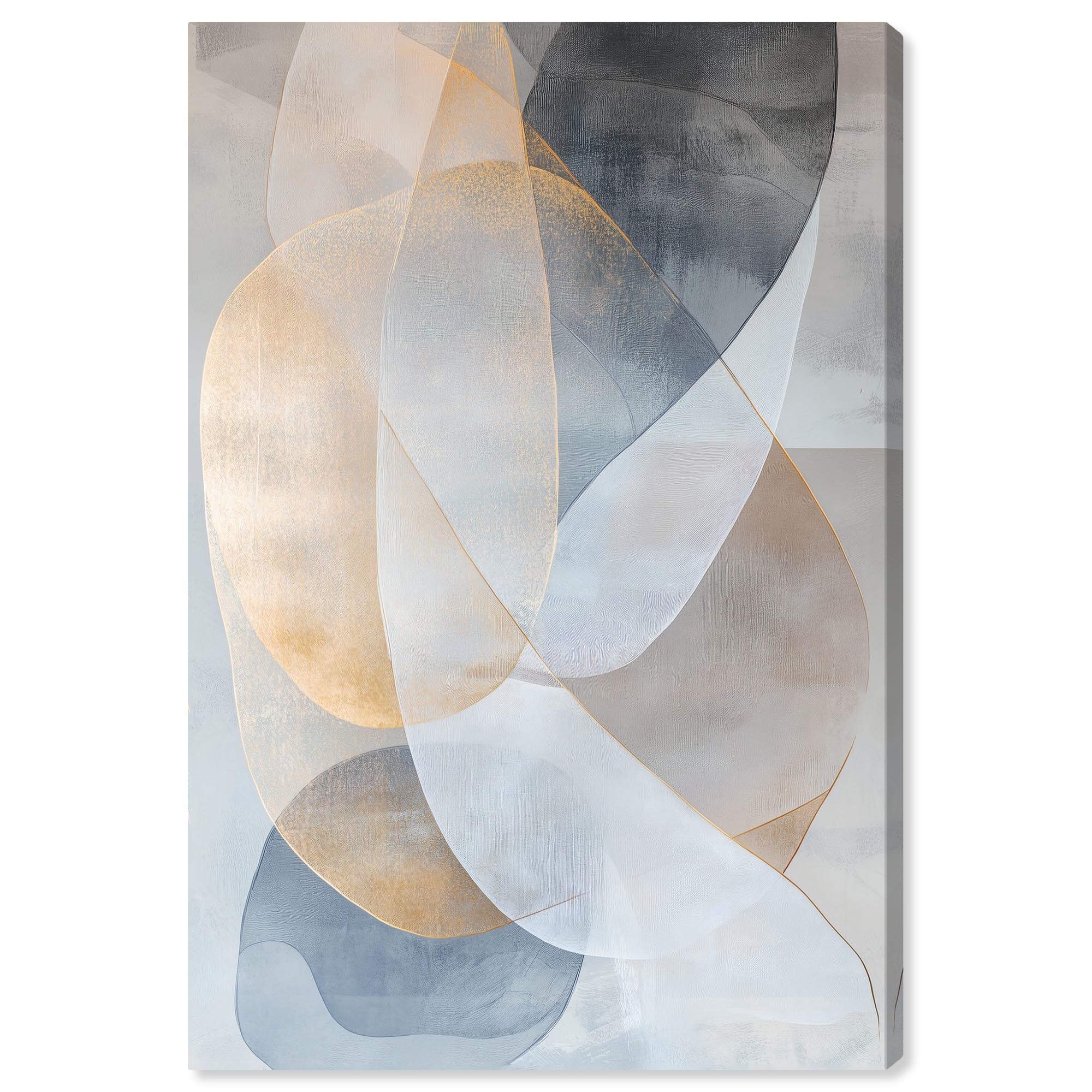 Blue Haze Canvas by Art Remedy, Gallery Wrapped