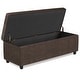 preview thumbnail 39 of 136, WYNDENHALL Stanford Upholstered Storage Ottoman
