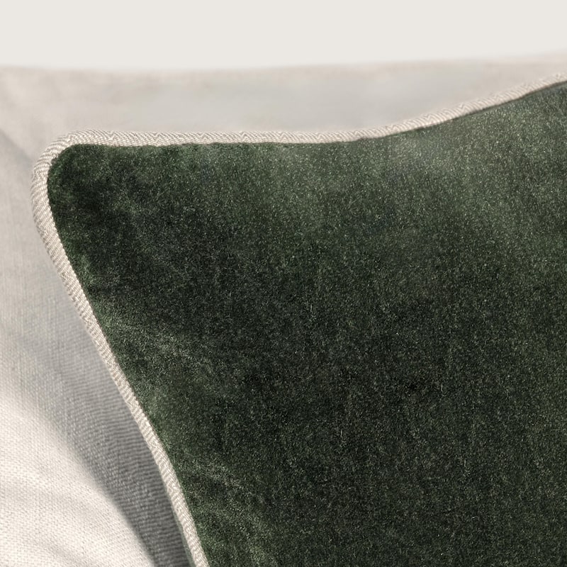 Villa by Classic Home Harriet Velvet Throw Pillow