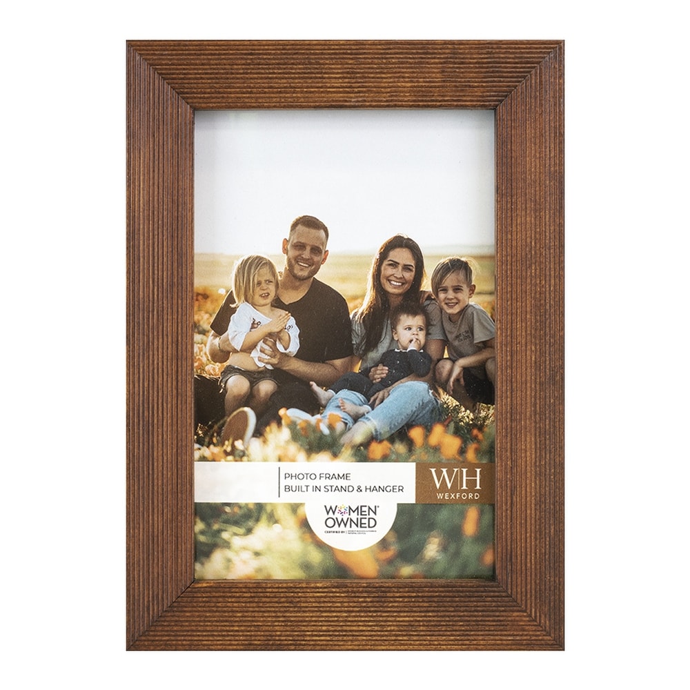 Double 4x4 Wood Photo Frame Instagram, Hinged Picture Frames, with Glass  Front, Fit for Stands Vertically on Desk Table Top or Wall Hanging (Window