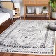 preview thumbnail 2 of 10, SAFAVIEH Tulum Fehime Boho Rug 6'7" Square - Ivory Grey/Charcoal - Square