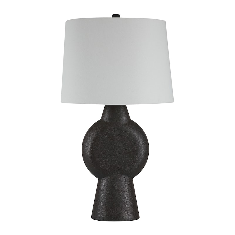 Everren Fierra 30.0" Height Table Lamps, Stone Black