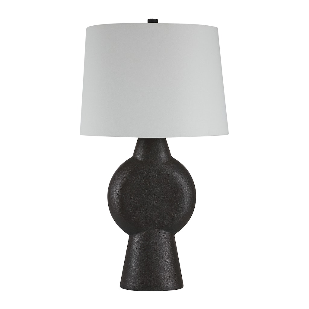 Everren Fierra 30.0" Height Table Lamps, Stone Black