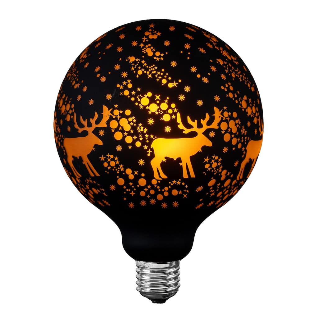 Festive Living G125 Decorative LED Bulb – 1800K Warm Vintage Glow - Elk
