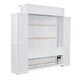 preview thumbnail 12 of 16, Wall Bed with Built-In Shelving Storage and Soft LED Lighting Space Saving Design