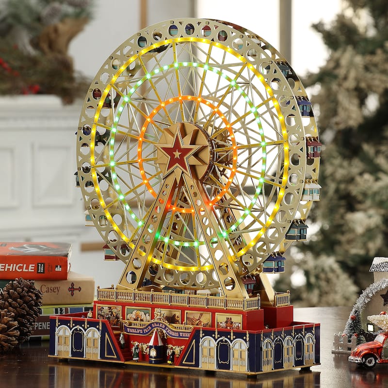 15" Animated World's Fair Grand Ferris Wheel
