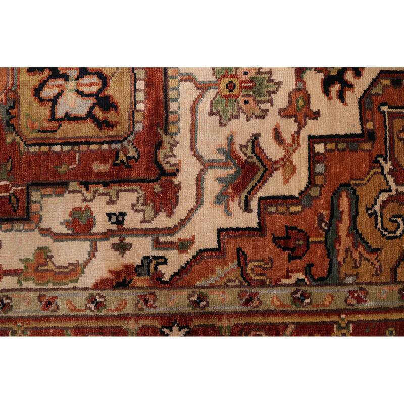 ECARPETGALLERY Hand-knotted Jules Sultane Ivory Wool Rug - 5'2 x 7'10