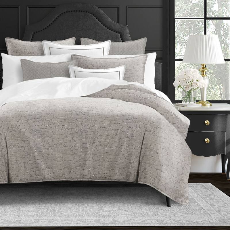 Nadine Mink Twin Comforter & 1 Sham Set, plus 1 bonus cushion