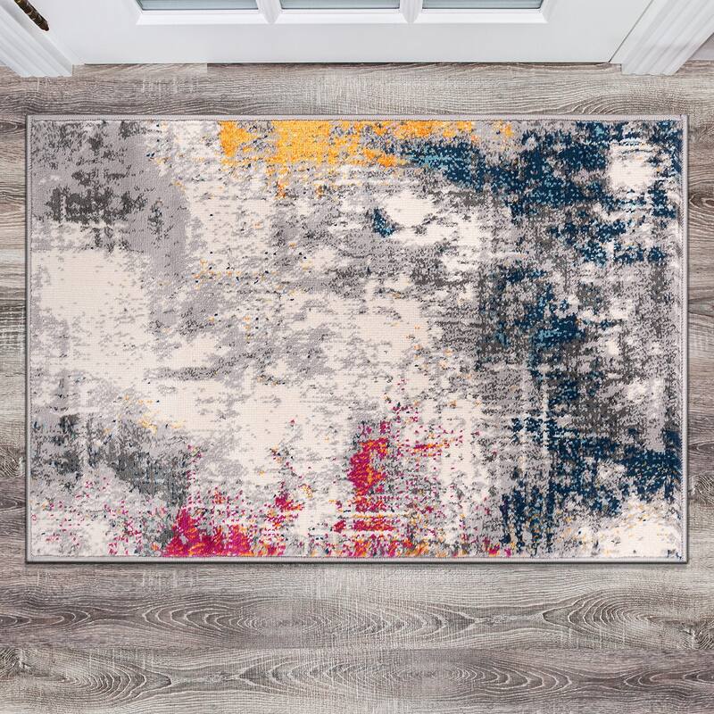 World Rug Gallery Perugia Modern Abstract Area Rug
