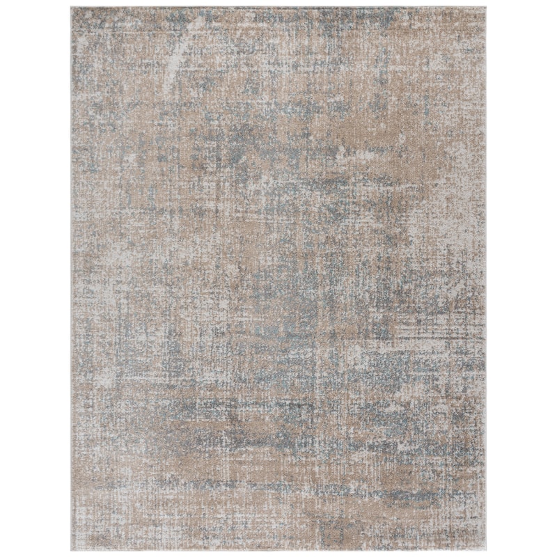 SAFAVIEH Adirondack Guillerma Modern Abstract Distressed Rug - 11' x 15' - Beige/Slate