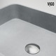 preview thumbnail 5 of 12, VIGO Windsor 21"L x 14"W Concrete Vessel Sink and Ashford 11"H Faucet Set