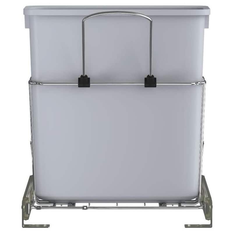 Rev-A-Shelf RUKD Series Bottom Mount Single Bin Trash Can - 20 Quart