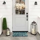 preview thumbnail 2 of 4, Mohawk Home Peaceful Eucalyptus Sage Green All Weather Recycled Rubber Door Mat