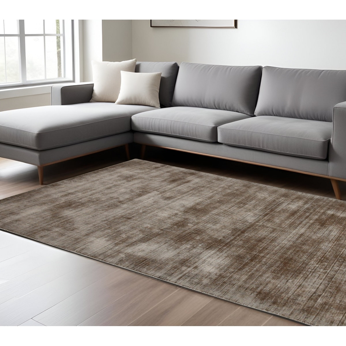 HomeRoots Kelo Abstract Transitional Rectangle Area Rug