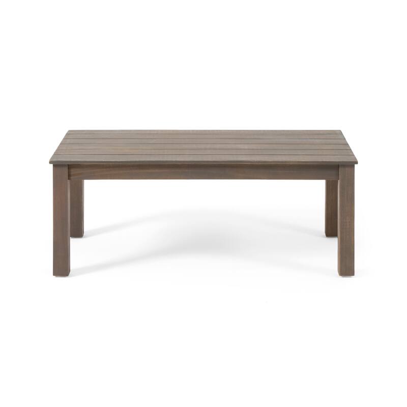Temecula Outdoor Acacia Wood 4-Seater Chat Set by Christopher Knight Home