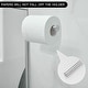 preview thumbnail 15 of 16, Freestanding Toilet Paper Roll Holder for Bathroom Kitchen and Washroom