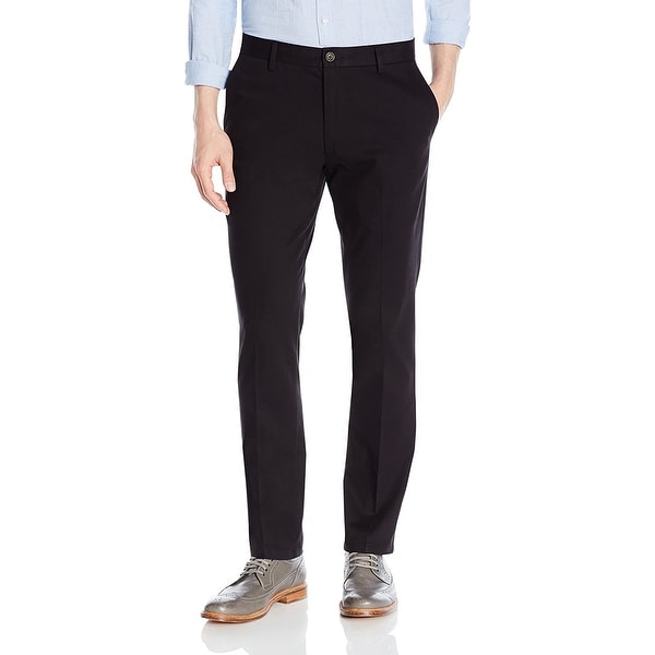 Goodthreads Mens Dress Pants Black Size 40x32 Slim Fit Chinos Stretch. Opens flyout.