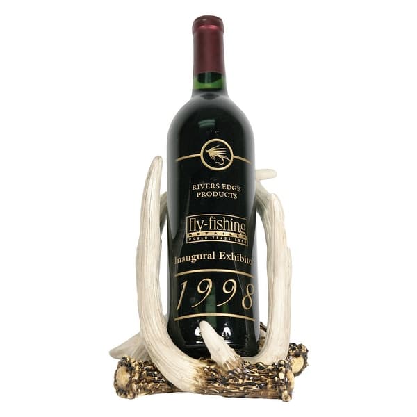 River's Edge Deer Antler Single Wine Bottle Holder 982 - Bed Bath & Beyond  - 16590905