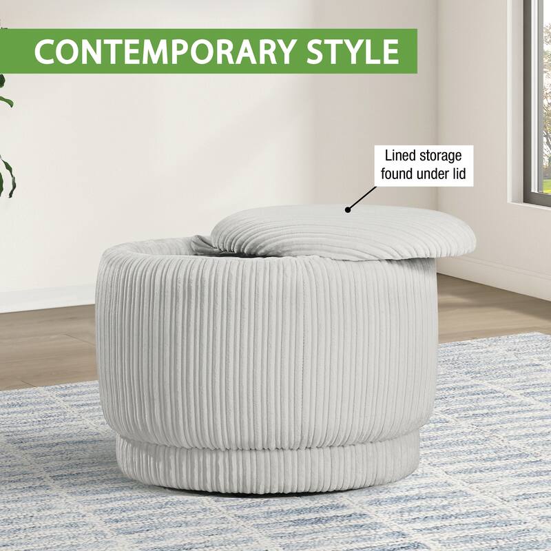 Lanyard Storage Ottoman