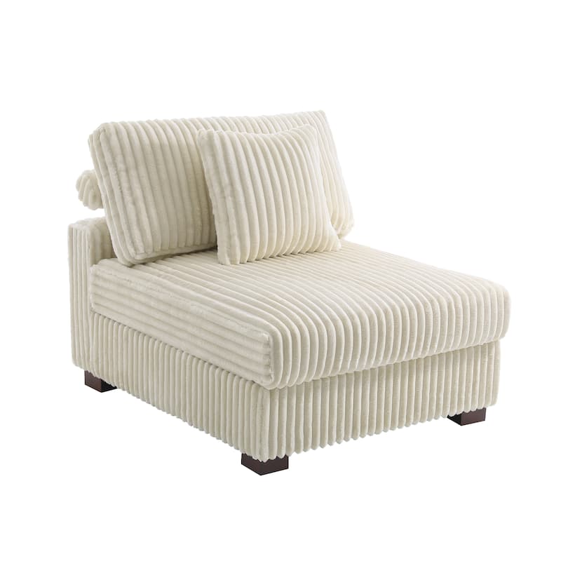 Cotton Flannel Armchair Sofa Corner Chairs for Living Room