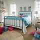 preview thumbnail 34 of 70, Giselle II Metal Bed iNSPIRE Q Modern Blue Steel - Queen