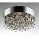 preview thumbnail 4 of 3, Mystic 11-Light LED Flush Mount - Polished chrome