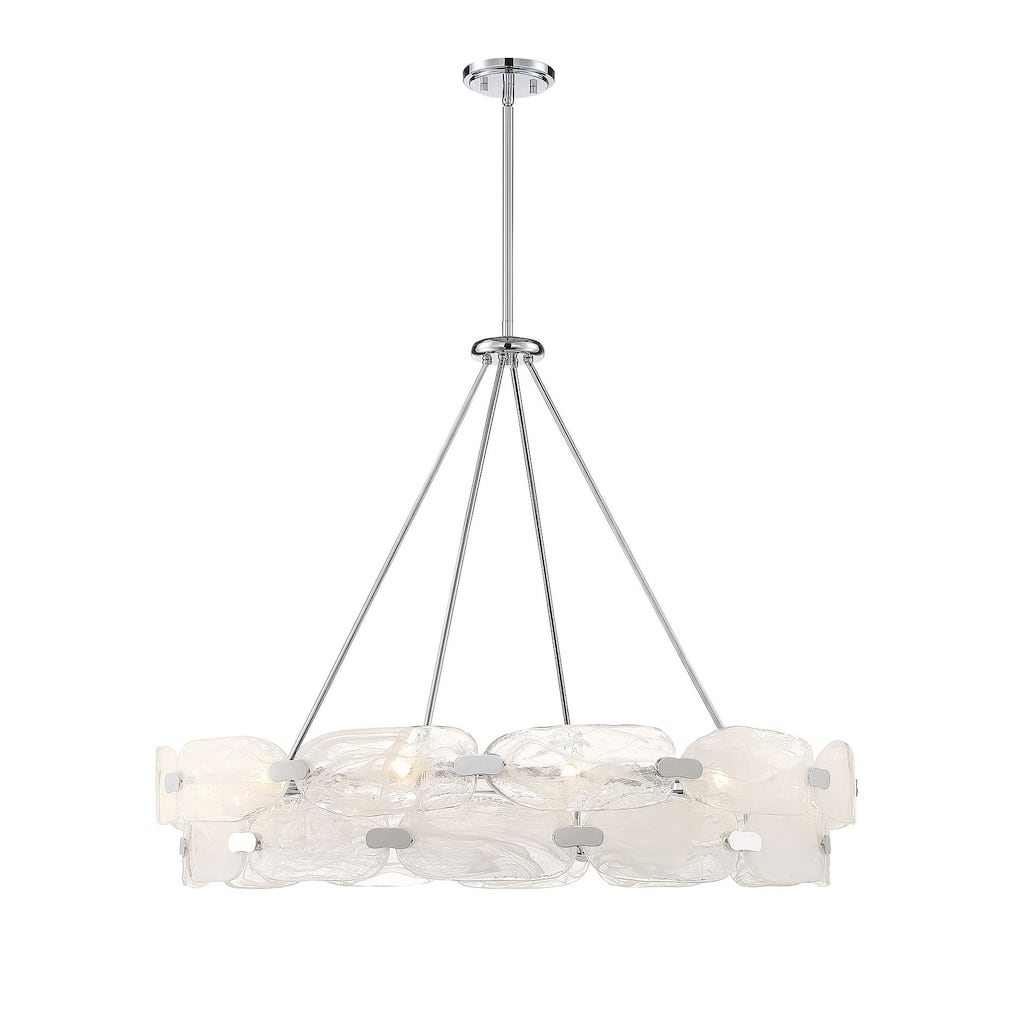 Vasare by Brian Thomas 12-Light Pendant in Chrome