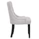 Grandview Tufted Upholstered Linen Fabric Dining Chair